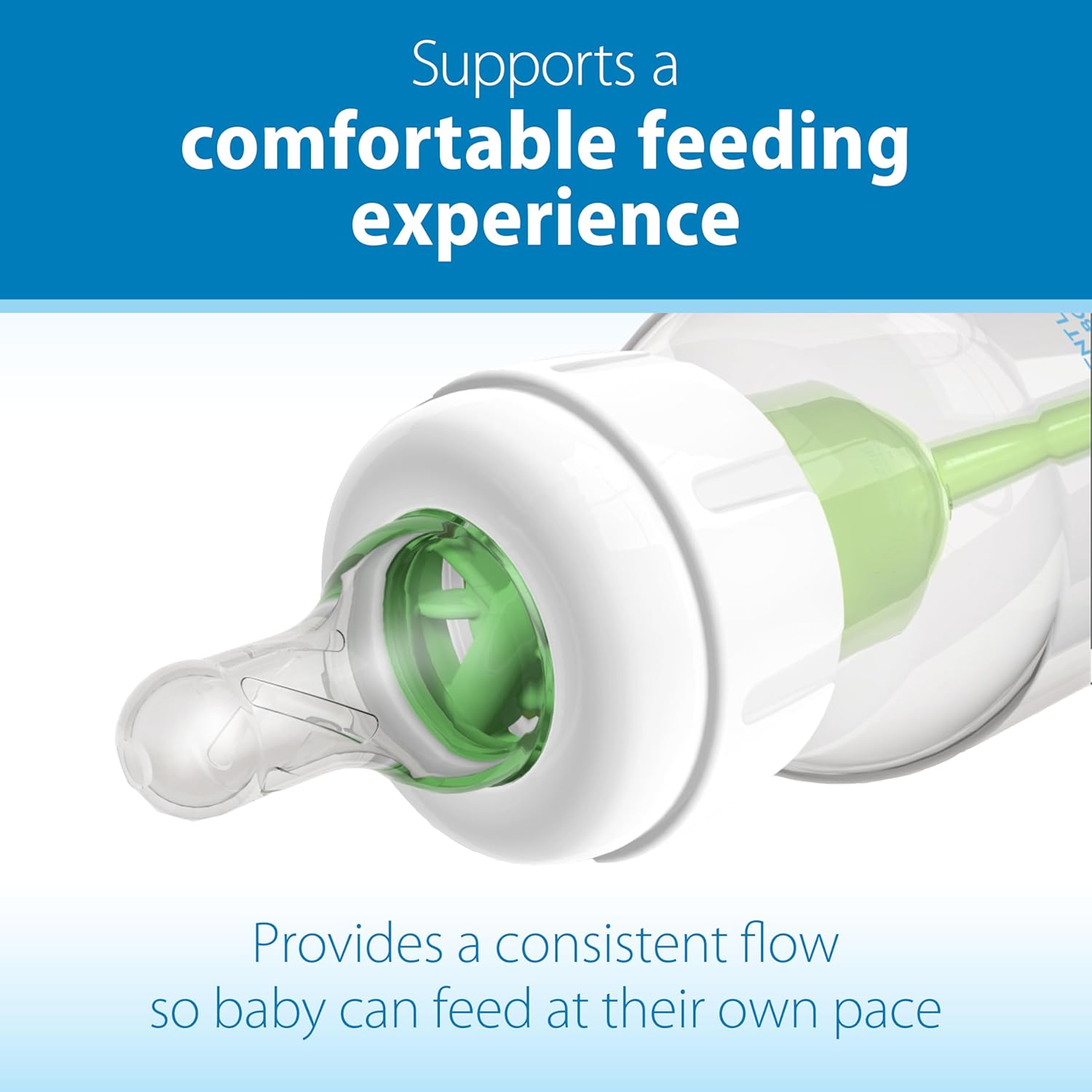 Dr. Brown's Options Standard Neck Silicone Feeding Bottle (250 Ml, Pack of 1, White) (Pack of 4)
