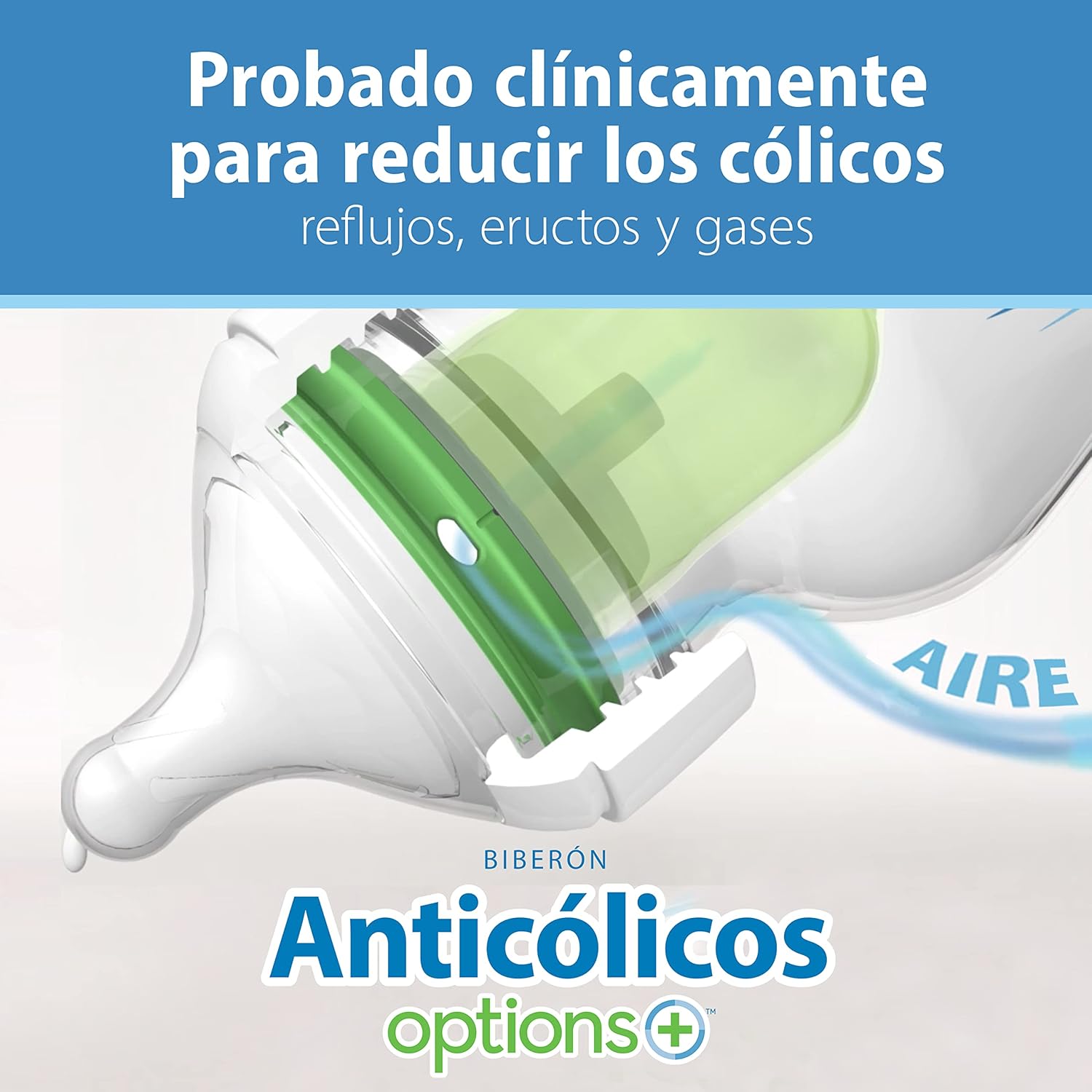 Dr. Brown's Options Wide-Neck Baby Bottle 5 oz (Green, Pack of 4)