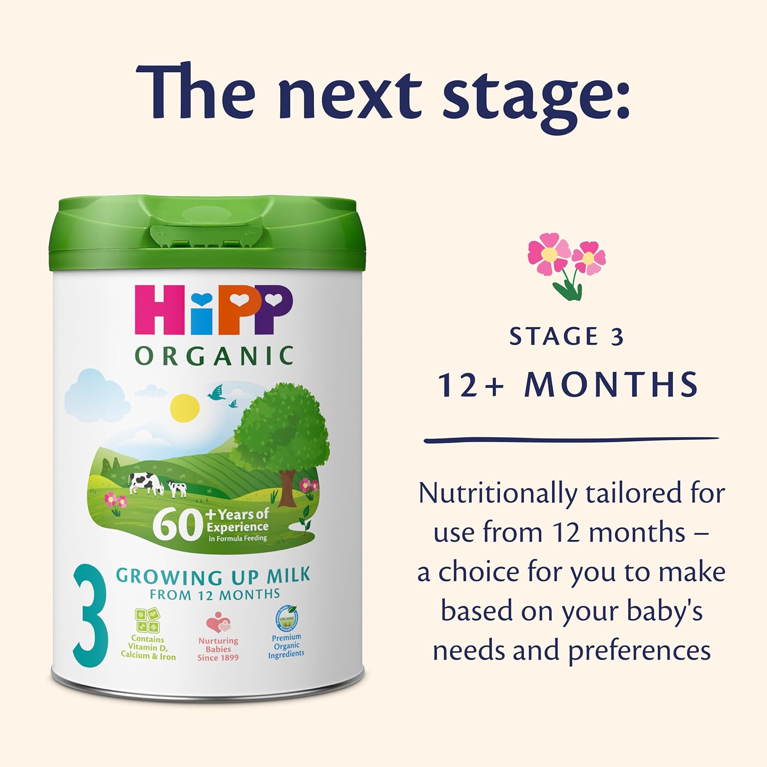 HiPP Organic 2 Follow On Baby Milk Powder Formula, from 6 Months, 800g (Pack of 6)