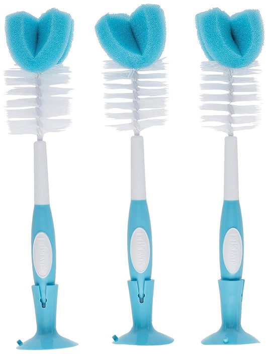 Dr. Brown's 3 Piece Bottle Brush (Pack of 3, Brown)