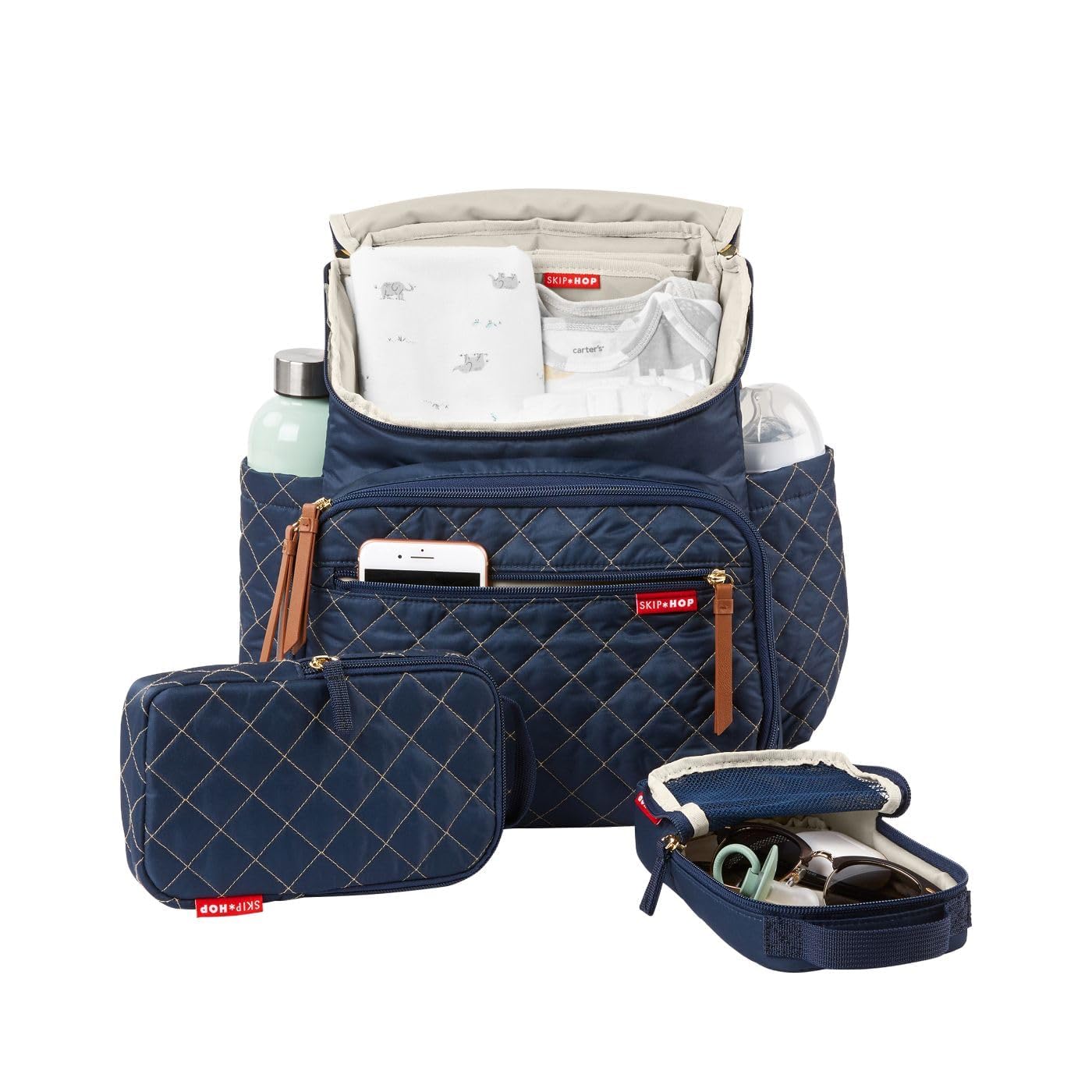 Skip Hop Forma Travel Carry All Diaper Backpack with Insulated Bag, One Size