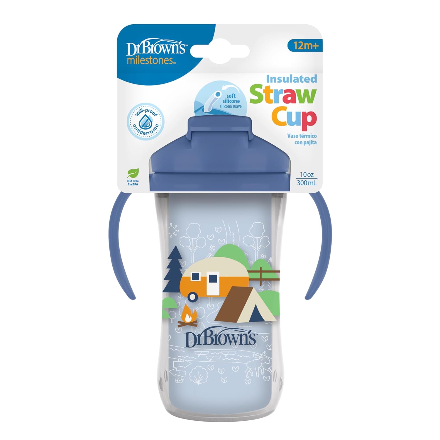Dr. Brown's 10 oz/300 mL Insulated Straw Cup, 1-Pack