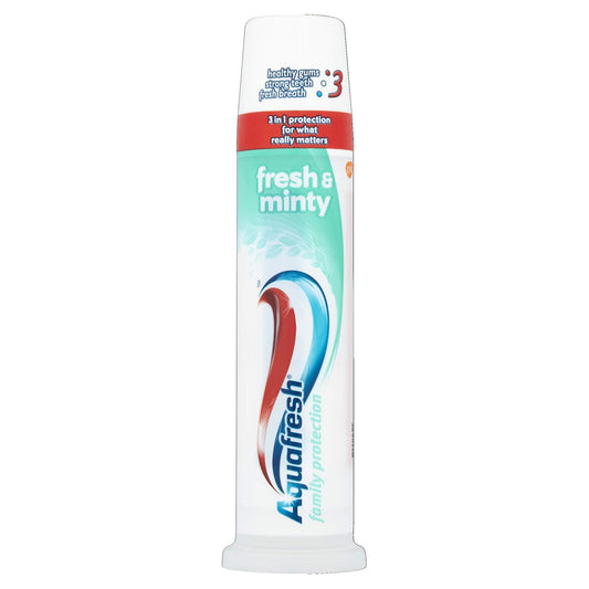 fresh Family Protection Fresh and Minty Toothpaste Pump (100ml)