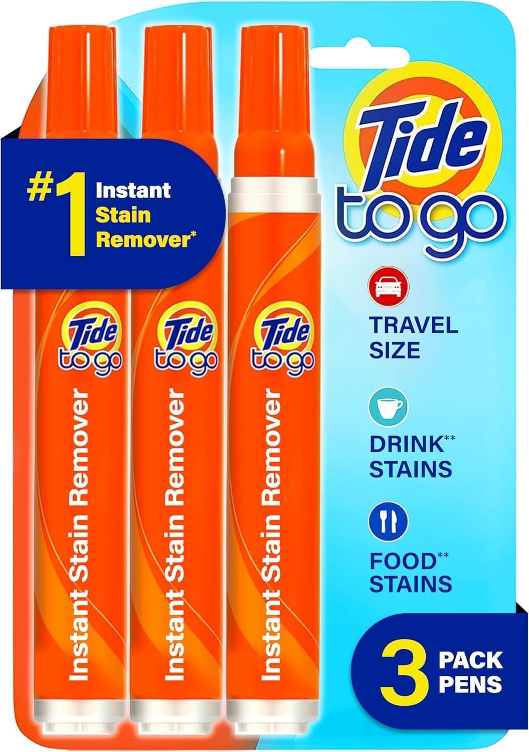 Tide To Go Mini Instant Stain Remover Pen, 1 count