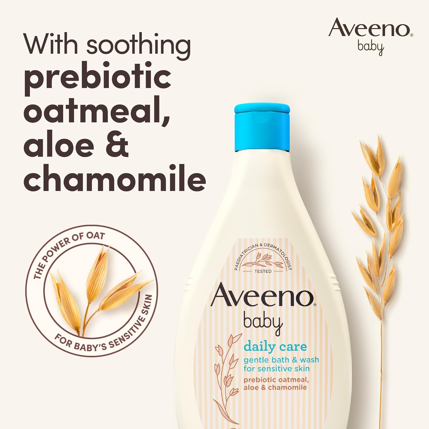 AVEENO Baby Daily Care Gentle Bath & Wash 400 ml (Pack of 1), Packaging May Vary