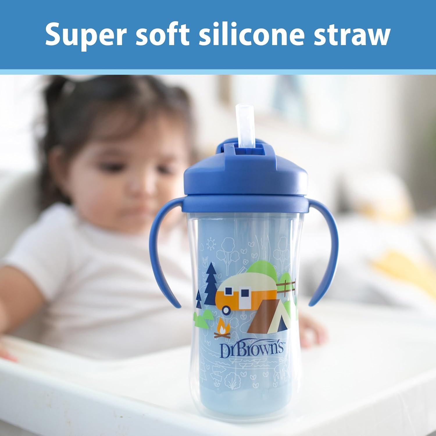 Dr. Brown's 10 oz/300 mL Insulated Straw Cup, 1-Pack