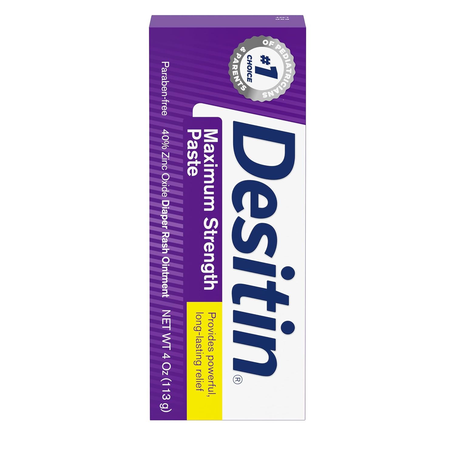 Desitin Baby Diaper Rash Maximum Strength Original Paste, 4 Oz Tube