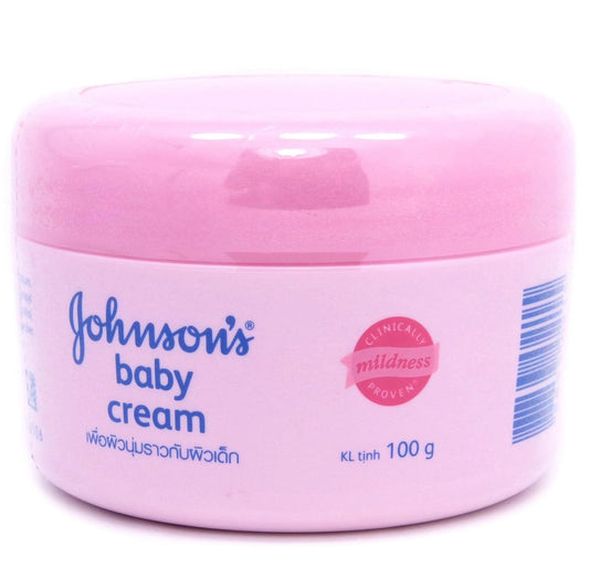 Johnson & Johnson Intense Moisturization Baby Cream Pink, 100 Grams