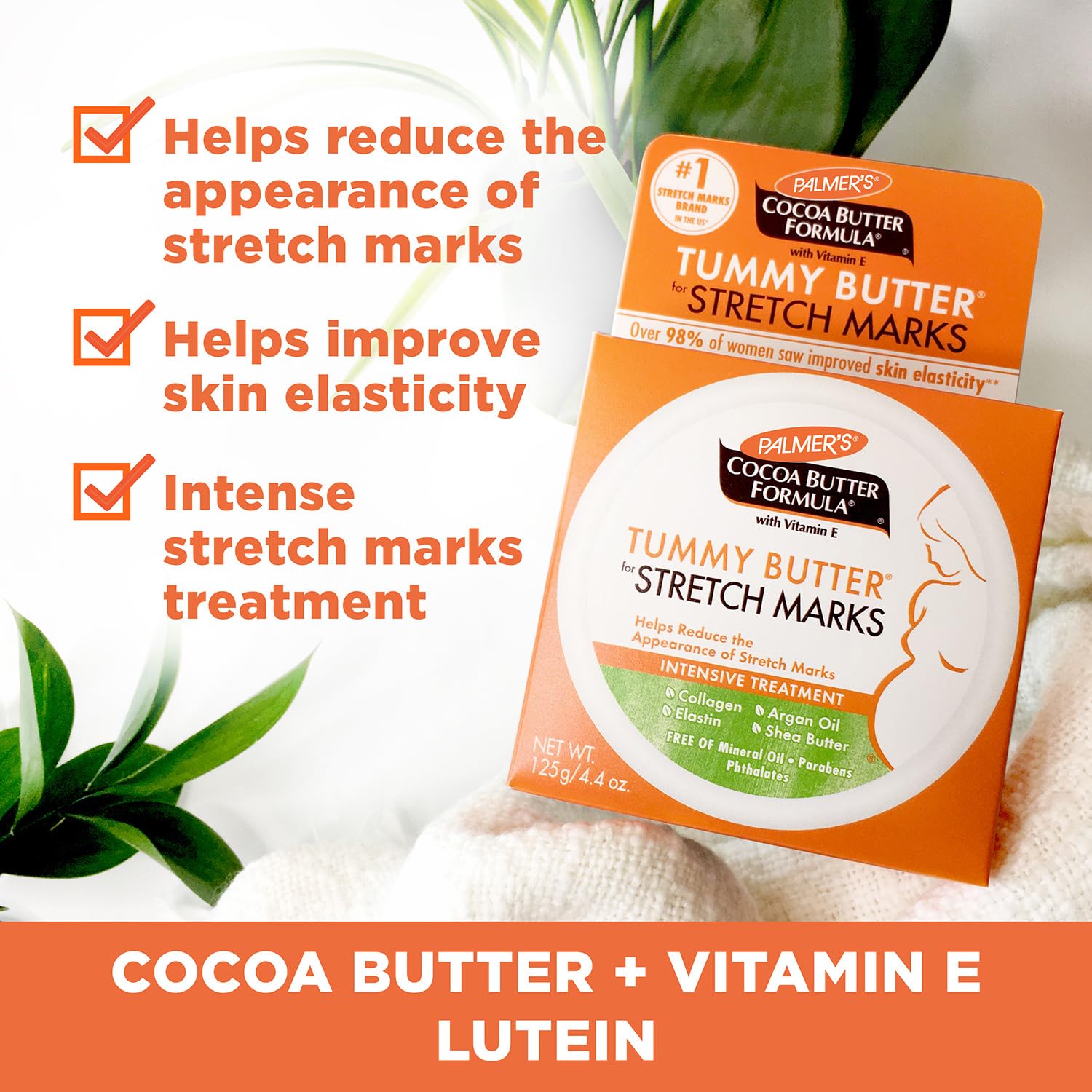 Palmer's Palmers Cocoa Tummy Liquid Butter For Stretch Marks - 125Gm