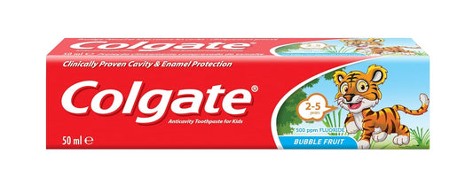 COLGATE TOOTHPASTE 50ML (2-5Y) - BUBBLE FRUIT