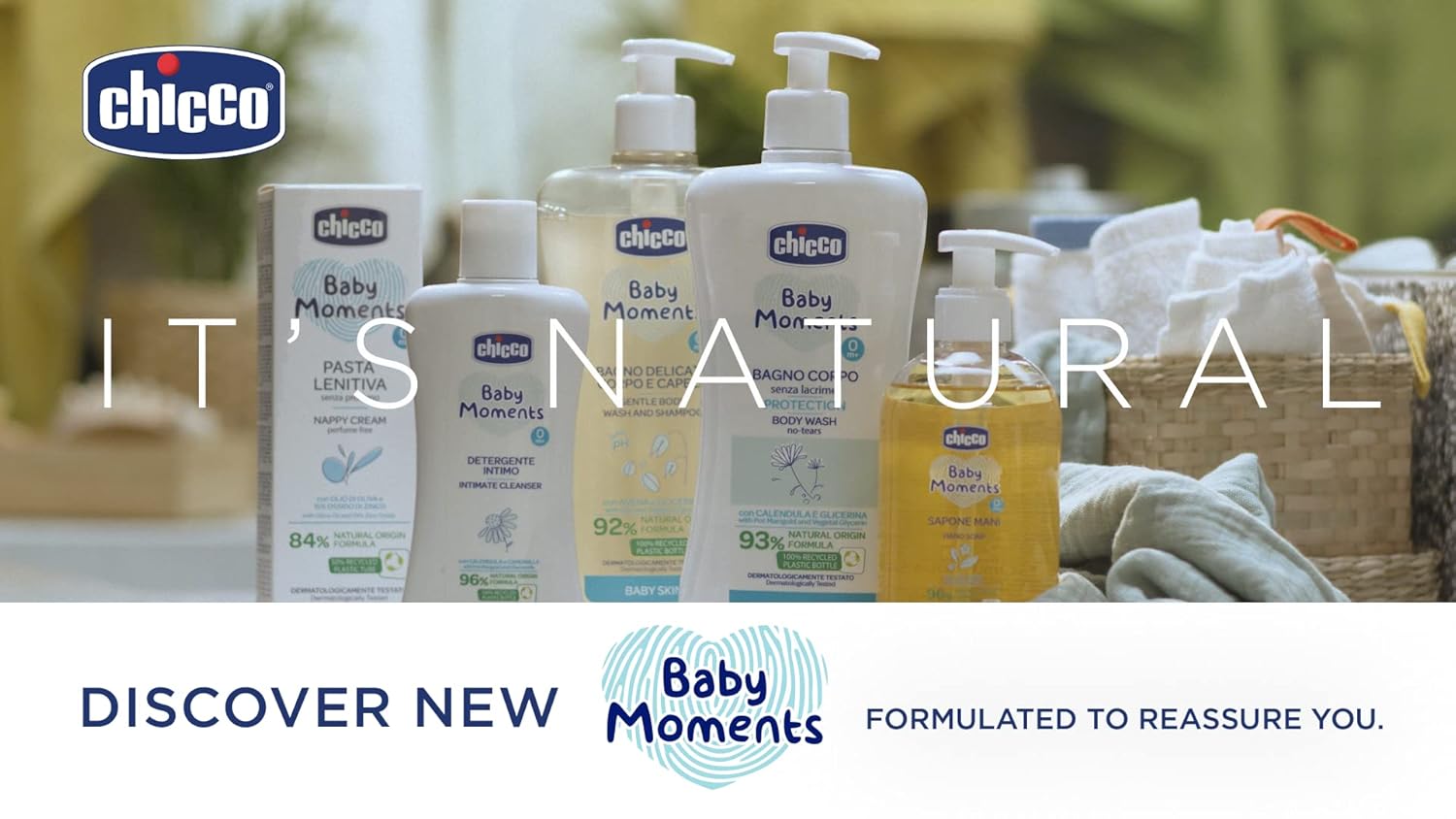 Chicco Baby Moments 100% Soft Cotton Squares (60 Count) for Cleaning and Baby Care | Soft & Gentle on Delicate Skin