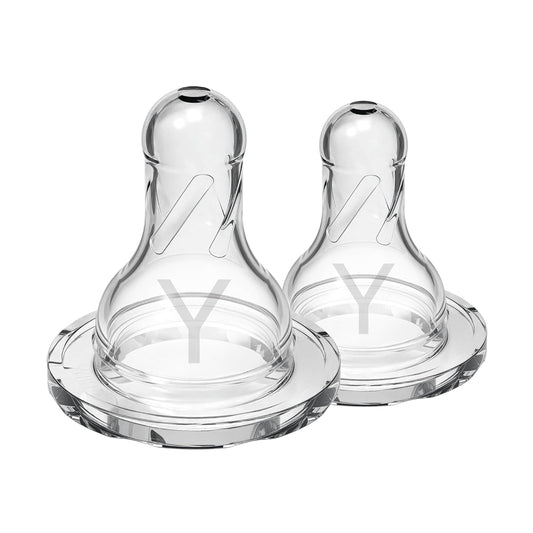 Dr. Browns Y-Cut Silicone Narrow Options Nipple, 2-pk
