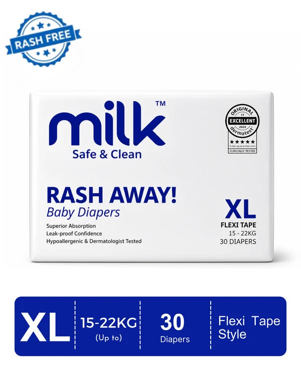 Milk Safe & Clean Rash Away Baby Diaper Pants