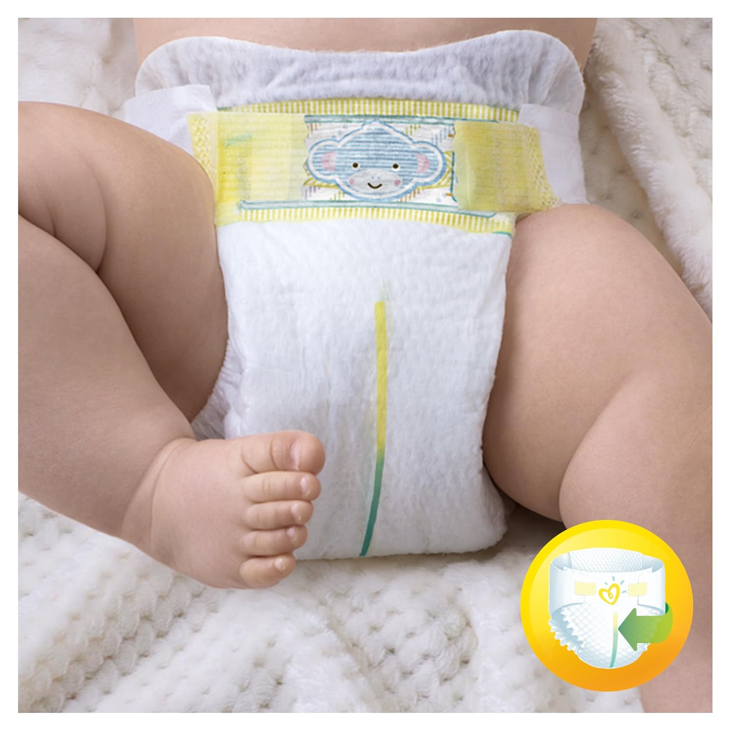 Pampers Baby Micro Diapers (1 - 2.5 Kg) - 24 Pieces