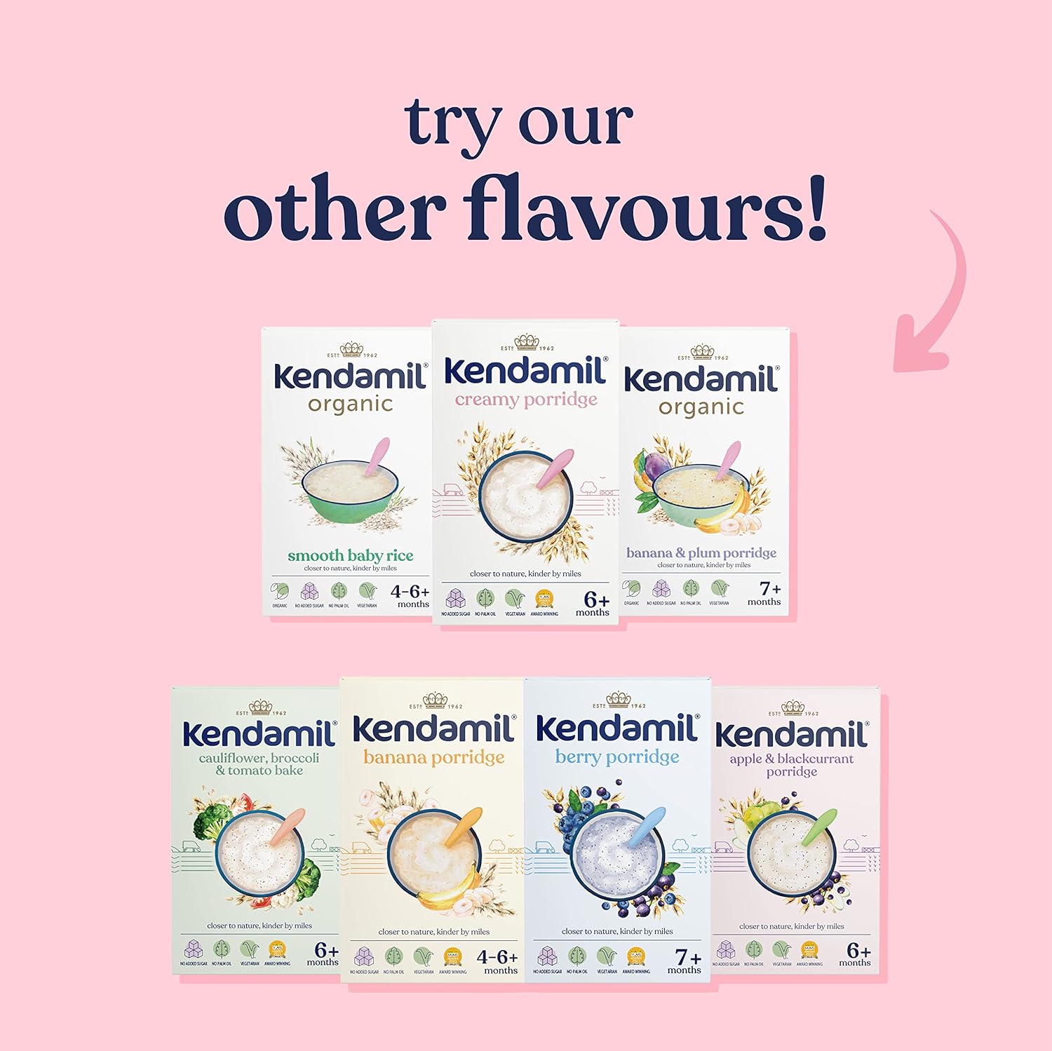 Kendamil Cauliflower Broccoli & Tomato Bake 5 x 150g