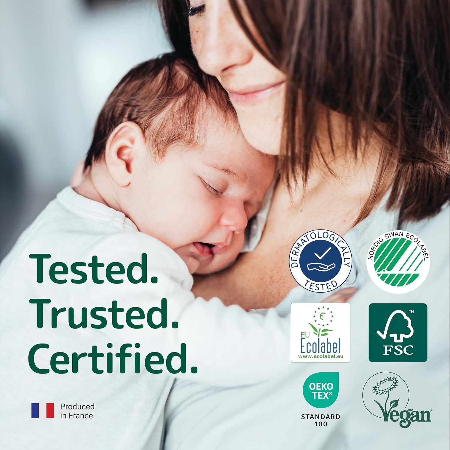 Bambo Nature Premium Baby Tape Diapers for Premature Baby XXS Size (1-3 Kgs) - Super Absorbent, Breathable, Extra Soft, Dermatologically Tested, Hypoallergenic Nappies With Wetness Indicator, 24 Count