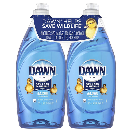 Dawn Ultra Dishwashing Liquid, Original, 2 Count