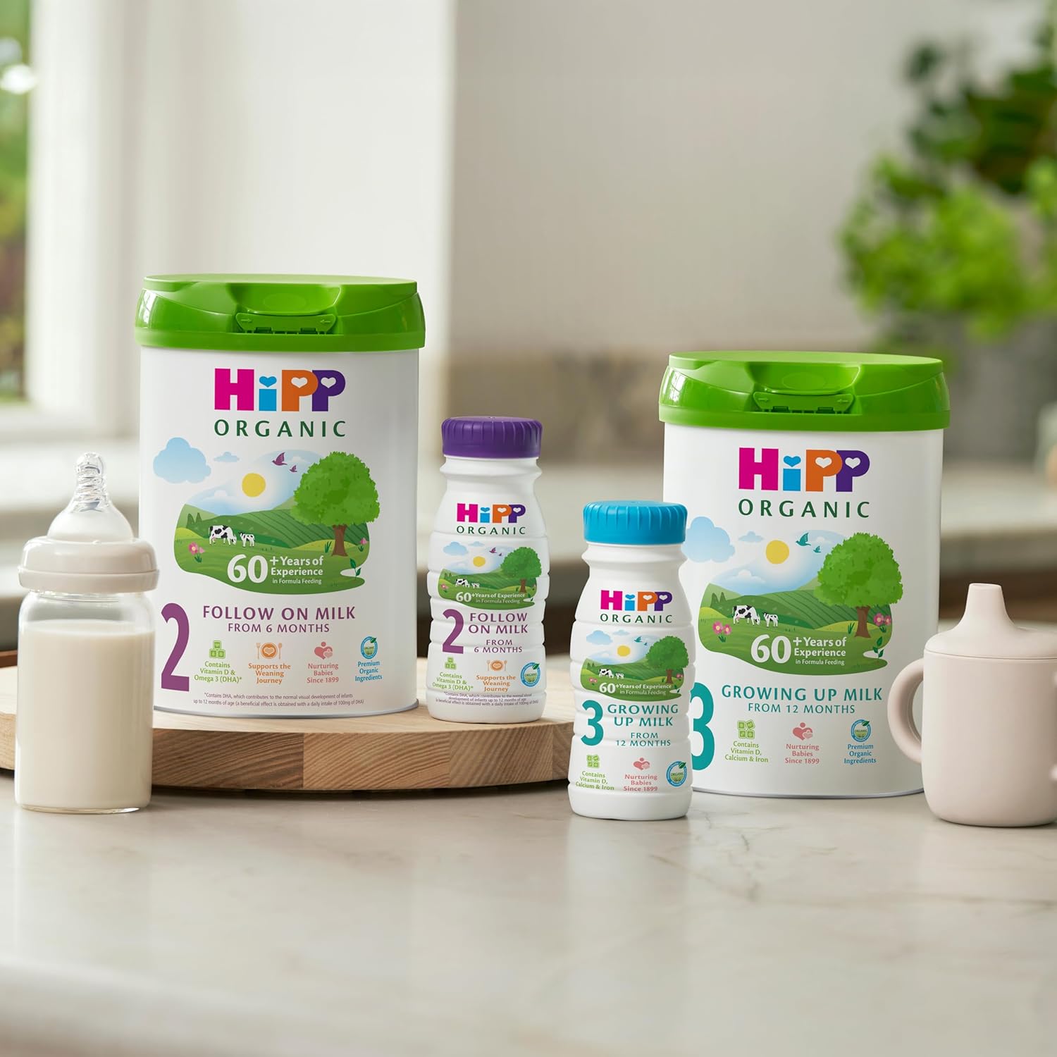 HiPP Organic 2 Follow On Baby Milk Powder Formula, from 6 Months, 800g (Pack of 6)
