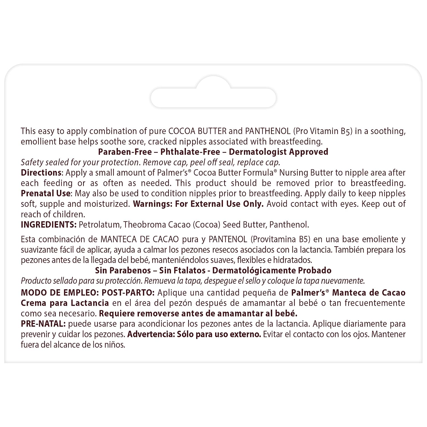 Palmer's Cocoa Butter Formula Nursing Butter