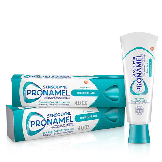 Sensodyne ProNamel Fresh Breath Toothpaste (4 Oz Each Tube)- Pack of 2