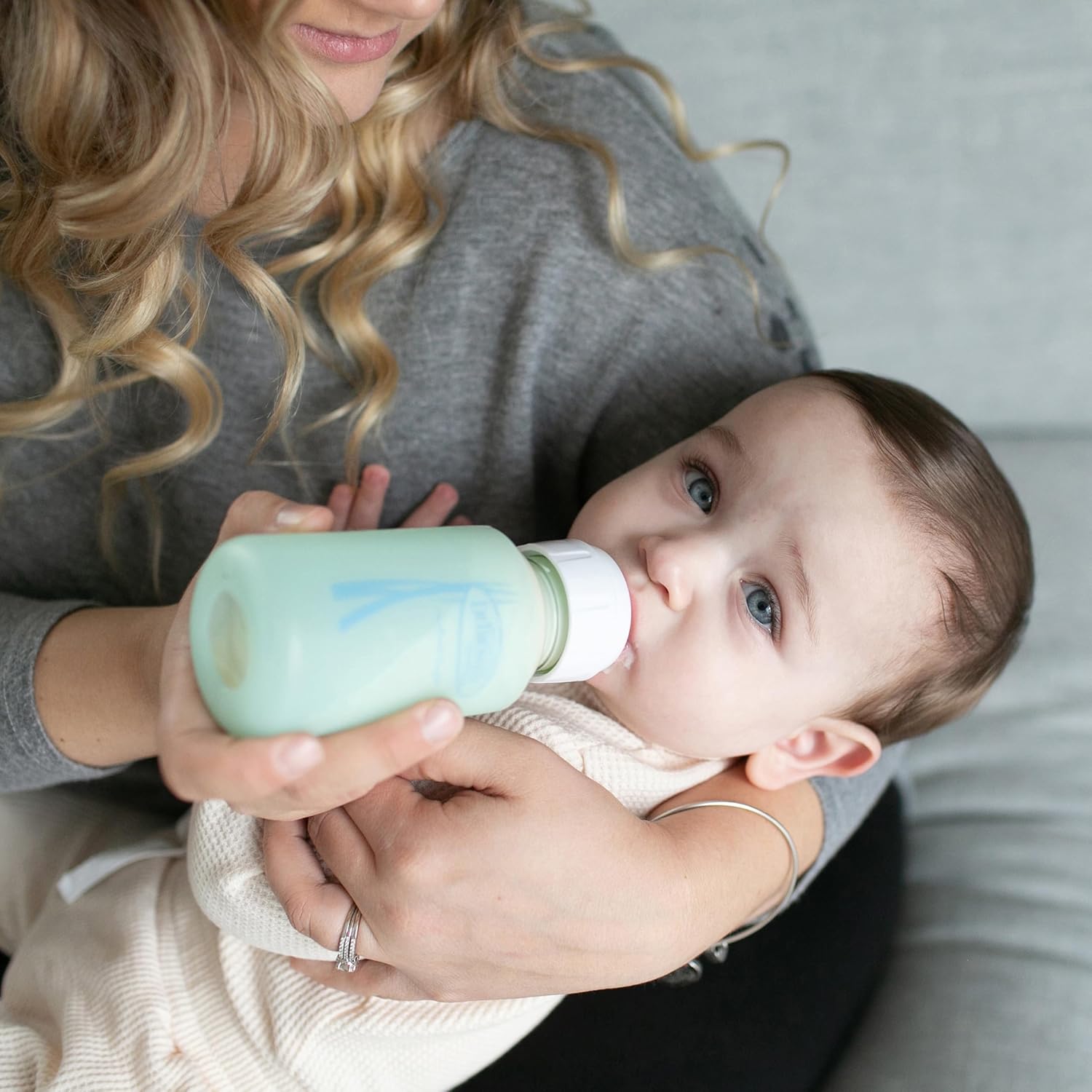 Dr. Brown's Anti-Colic Options+ Narrow Glass Baby Bottle with Level 1 Slow Flow Nipple, BPA-Free, 4 oz/120mL, 2-Pack