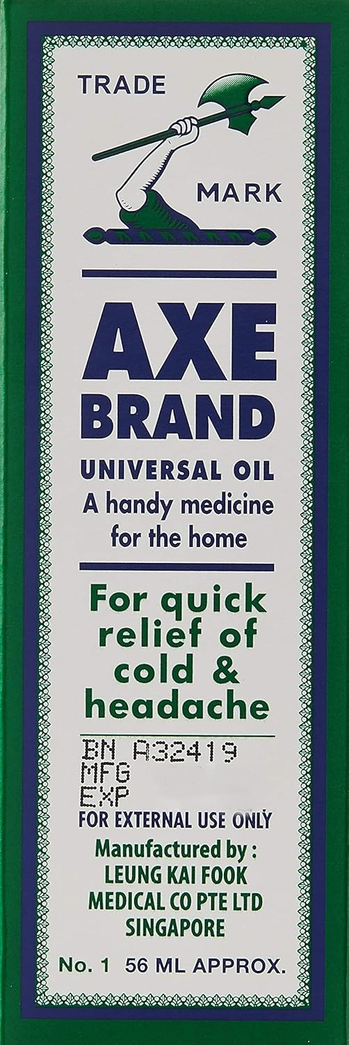 Axe Brand Oil for Instant Pain, Cold and Headache Relief, 56ml