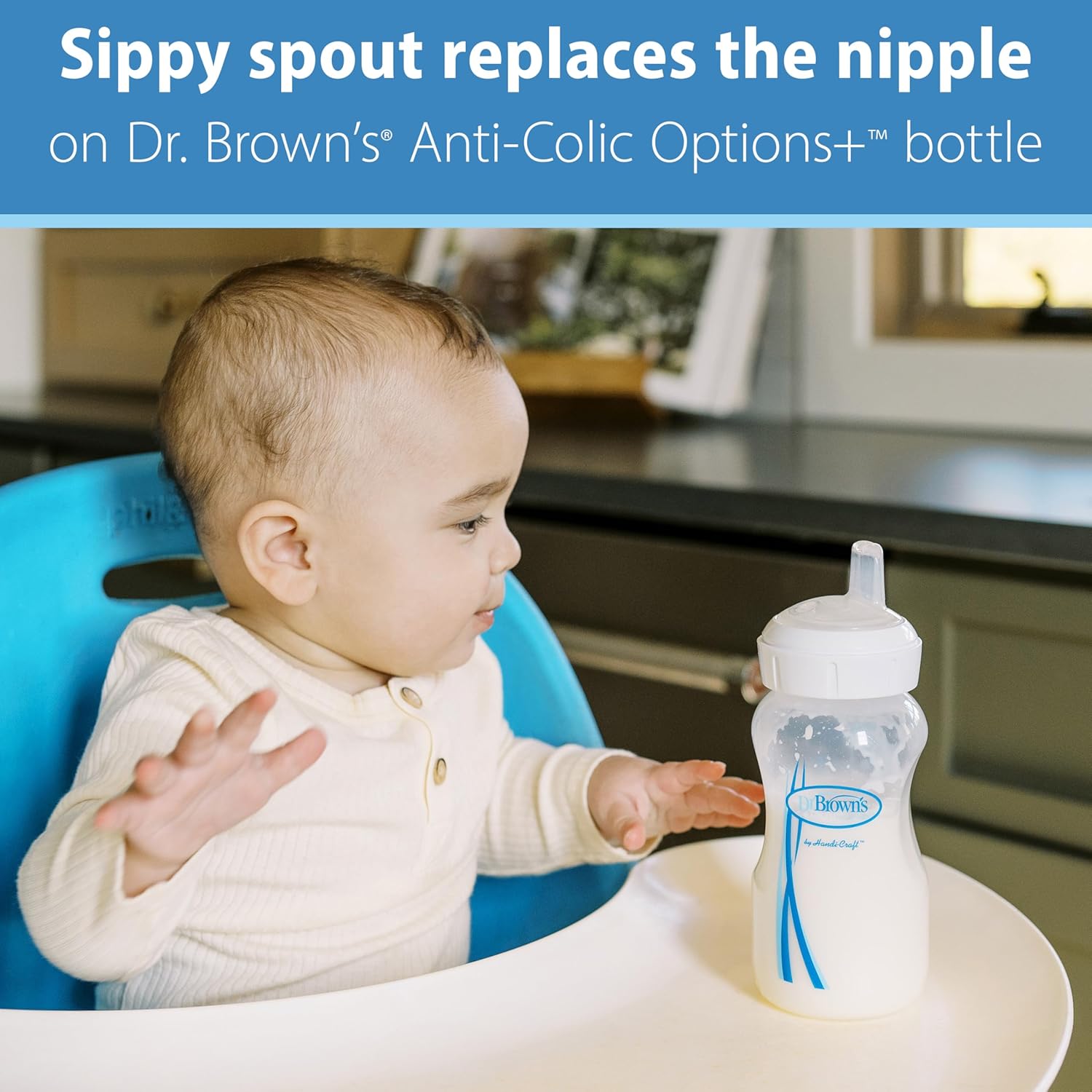 Dr. Brown's Wide Neck Bottle Sippy Spout (Set of 2 Spouts)