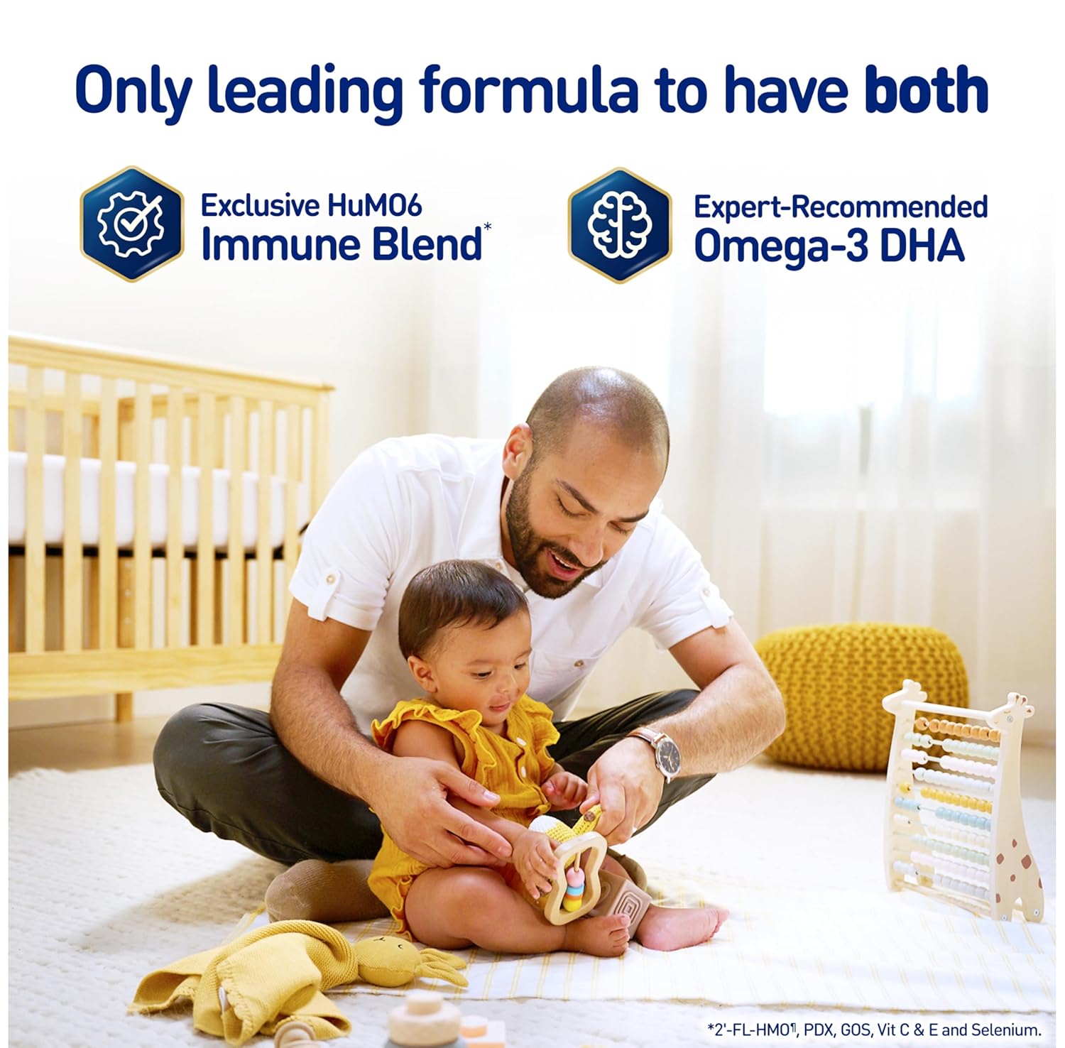 Enfamil NeuroPro Baby Formula, MFGM* 5-Year Benefit, Expert-Recommended Brain-Building Omega-3 DHA, Exclusive Immune Supporting HuMO6 Blend, Infant Formula Powder, Baby Milk, 20.7 Oz
