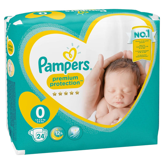 Pampers Baby Micro Diapers (1 - 2.5 Kg) - 24 Pieces