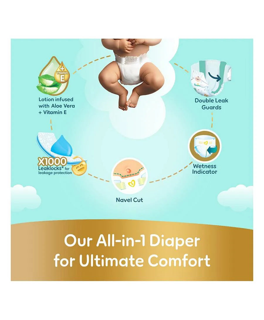 Pampers Ultimate Comfort Taped Diapers Size 2 3–8kg 46 Count