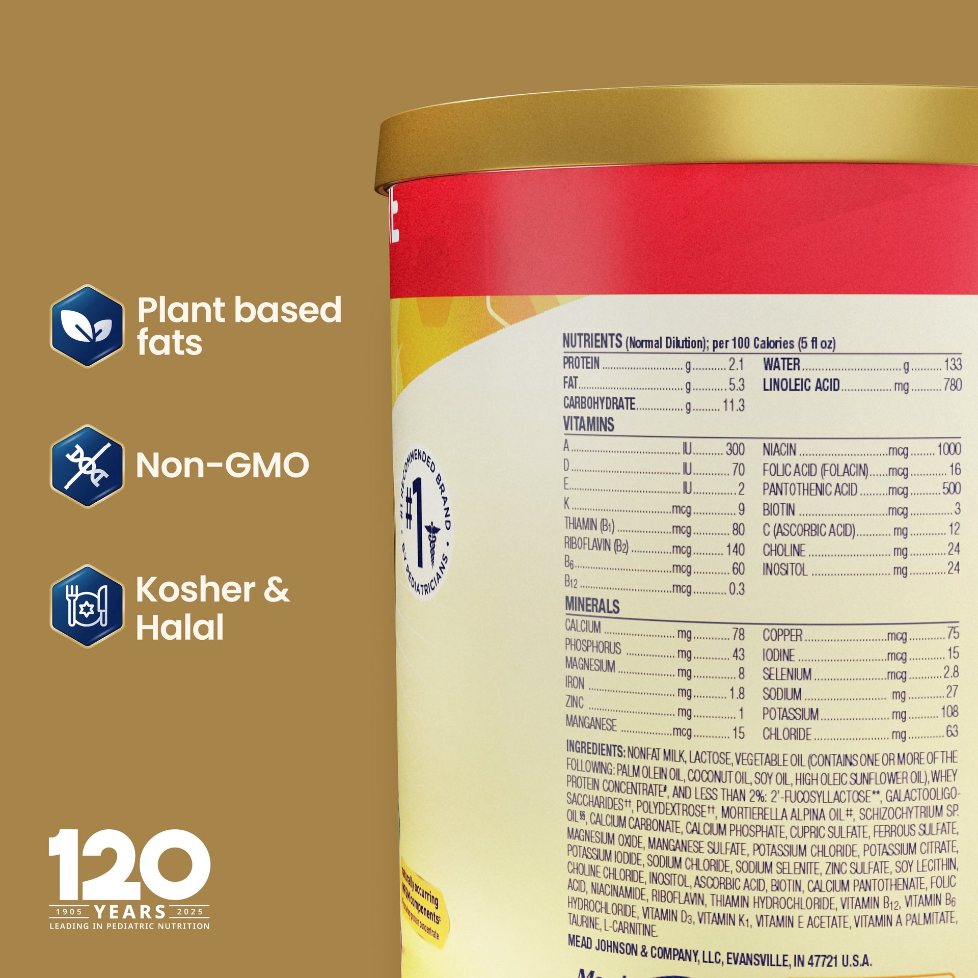 Enfamil NeuroPro Baby Formula, Brain Building Duo DHA & MFGM, Infant Formula Powder, 36.6 oz XL Value Can