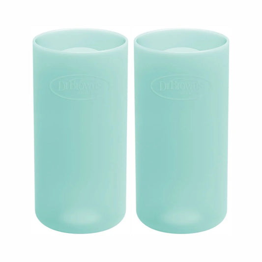 Dr. Brown's® Options+™ Narrow Glass Bottle Sleeve, 8 oz, Mint, 2-Pack