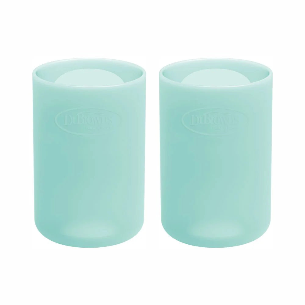 Dr. Brown's® Options+™ Narrow Glass Bottle Sleeve, 4 oz, Mint, 2-Pack