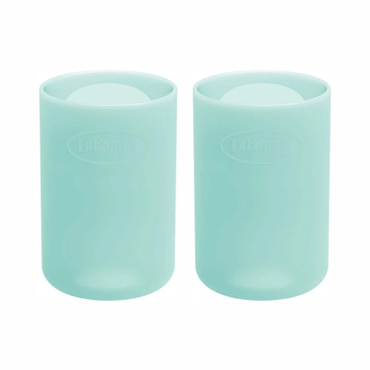 Dr. Brown's® Options+™ Narrow Glass Bottle Sleeve, 4 oz, Mint, 2-Pack