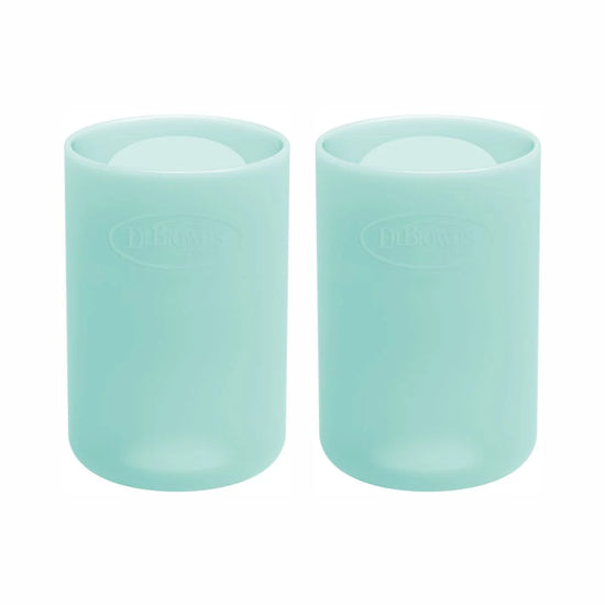 Dr. Brown's® Options+™ Narrow Glass Bottle Sleeve, 4 oz, Mint, 2-Pack