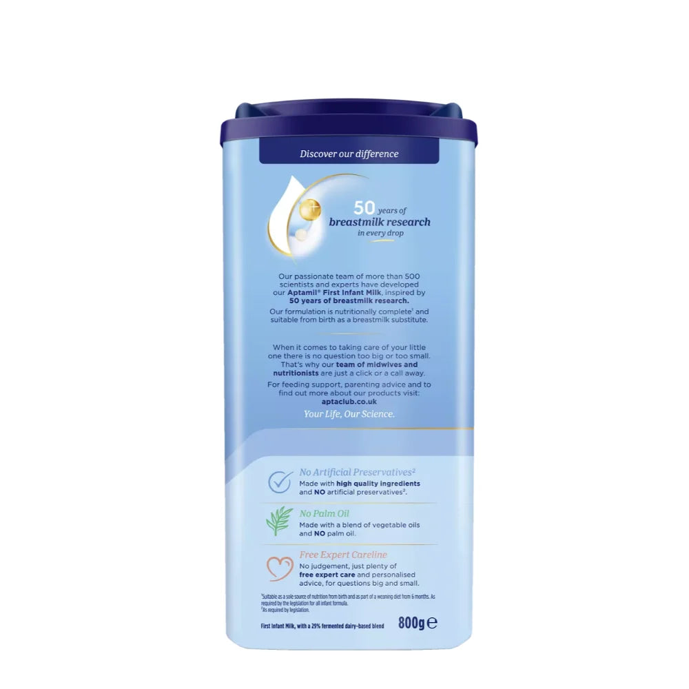 Aptamil First Infant Milk 1 From Birth, 800 gms