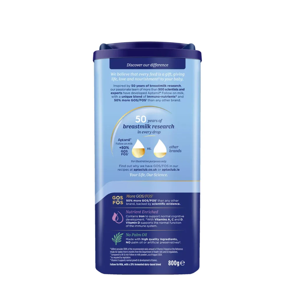 Aptamil 2 Follow On Baby Milk Powder Formula, 6-12 Months, 800 g