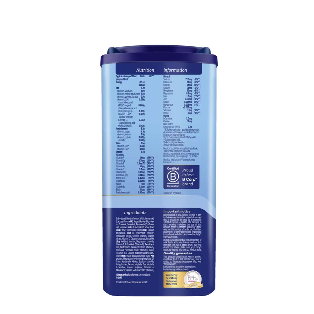 Aptamil 2 Follow On Baby Milk Powder Formula, 6-12 Months, 800 g