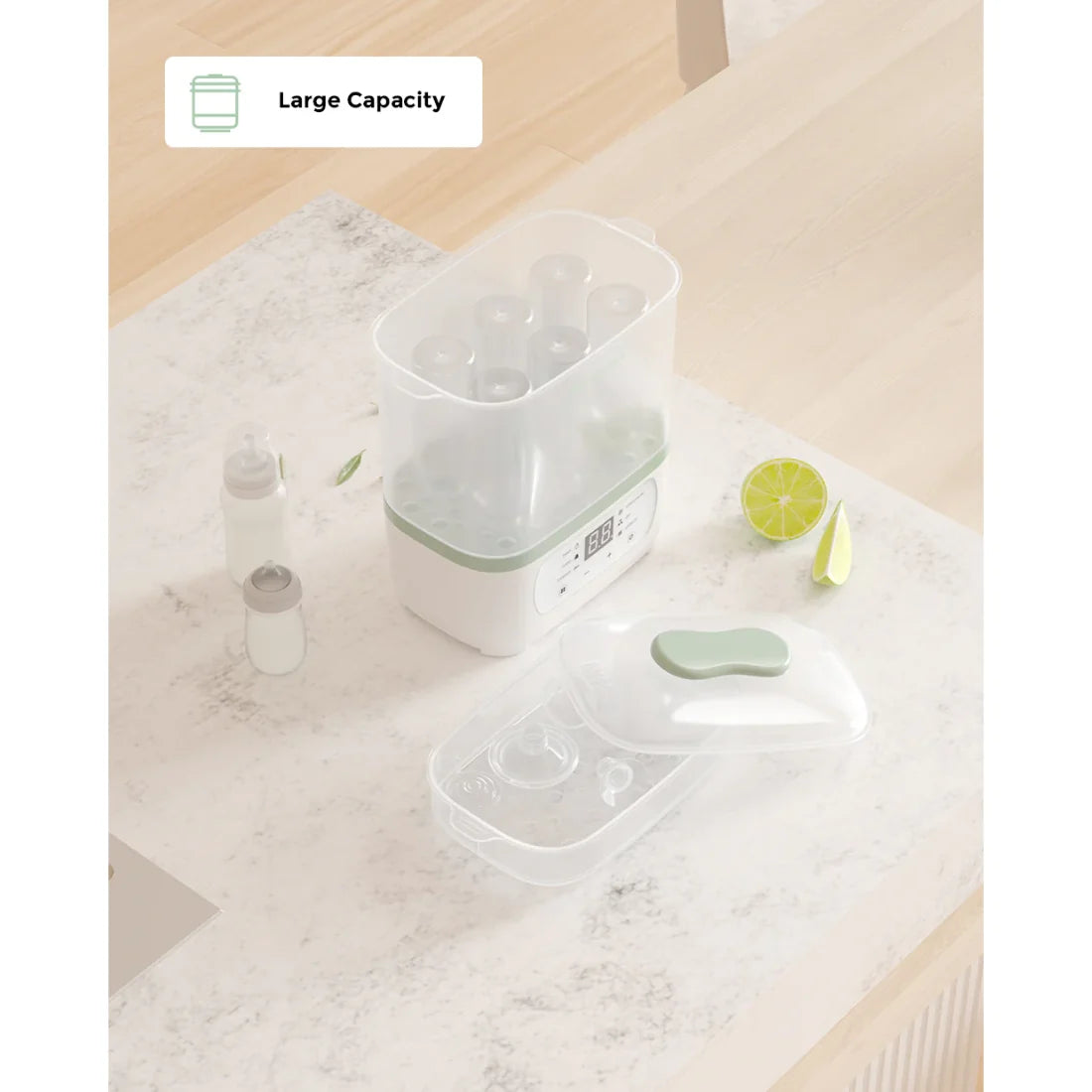 Momcozy 8-in-1 Baby Bottle Steam Sterilizer & Dryer