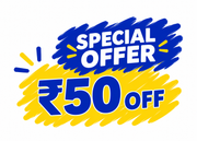 50 Rs Off on Your First Order