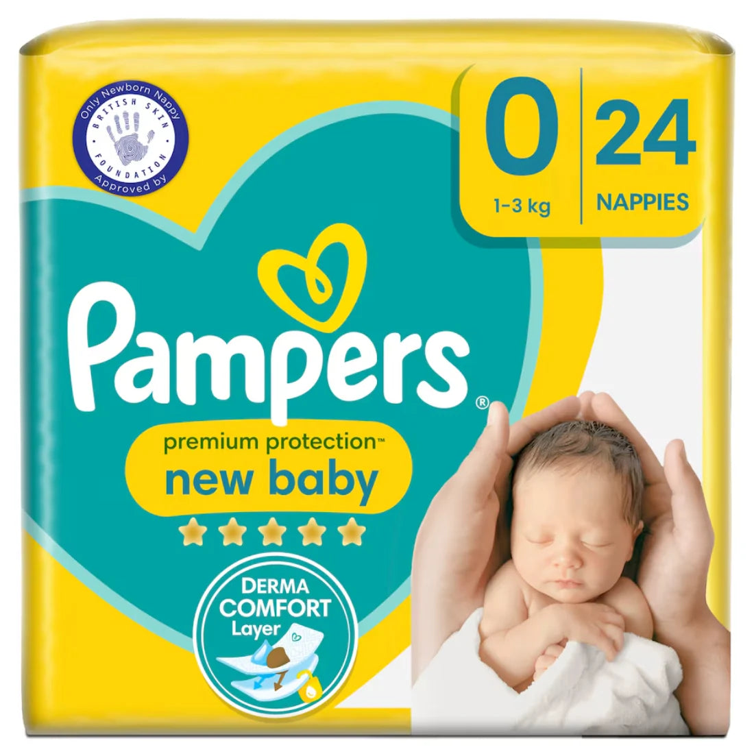 Pampers Baby Micro Diapers (1 - 2.5 Kg) - 24 Pieces