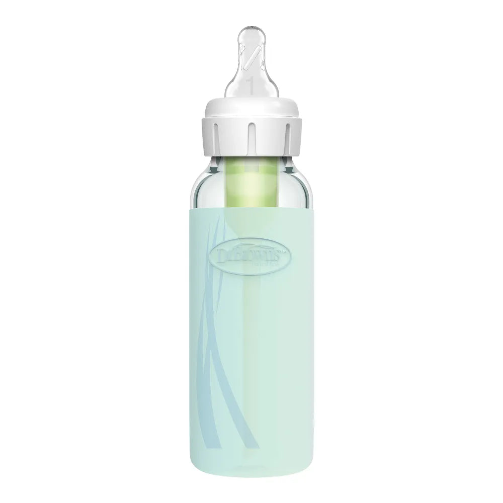 Dr. Brown's® Options+™ Narrow Glass Bottle Sleeve, 8 oz, Mint, 2-Pack