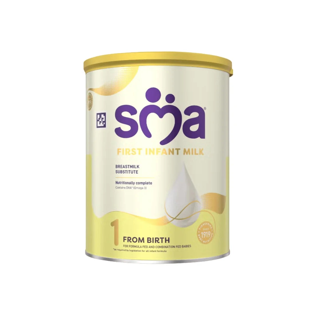SMA First Infant Baby Milk Powder Formula, from birth, 800 gms