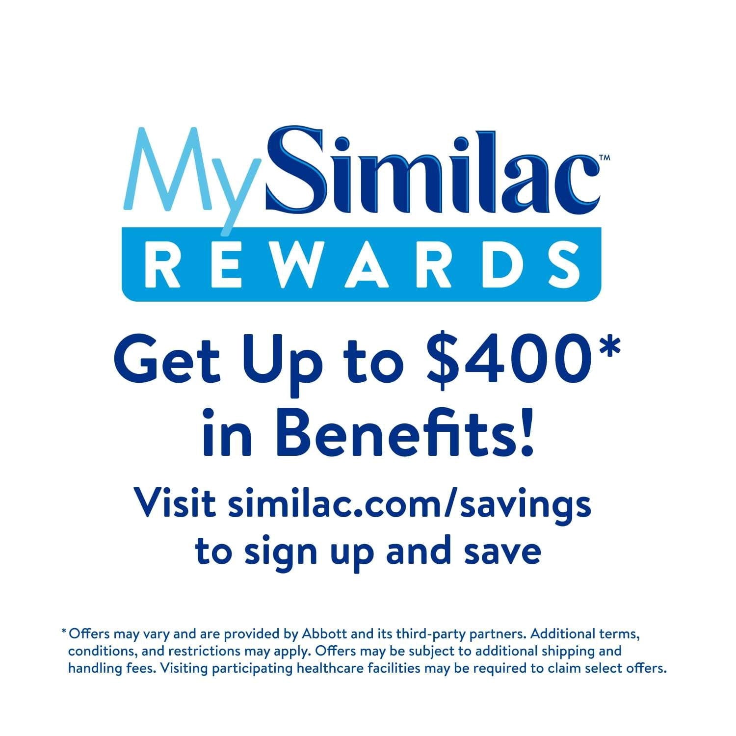 Similac 360 Total Care Sensitive Baby Formula Powder, Has 5 HMO Prebiotics, 34-oz Value Tub