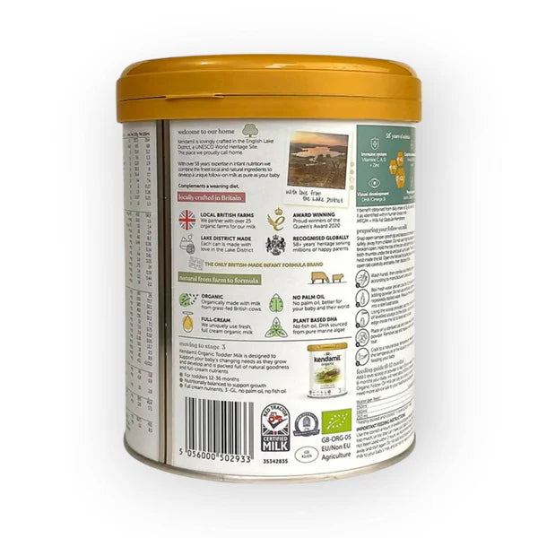 Kendamil Organic Stage 2 Follow-on Milk, 6-12 Months, 800g