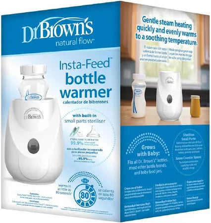 Dr. Brown's Insta-Feed Baby Bottle Warmer and Sterilizer,for Baby Bottles and Baby Food Jars